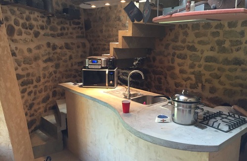 Preaux House | FORMER RENOVATED GOAT FARMHOUSE . LARGE DORMITORY ON THE FLOOR . ATYPICAL HOUSE