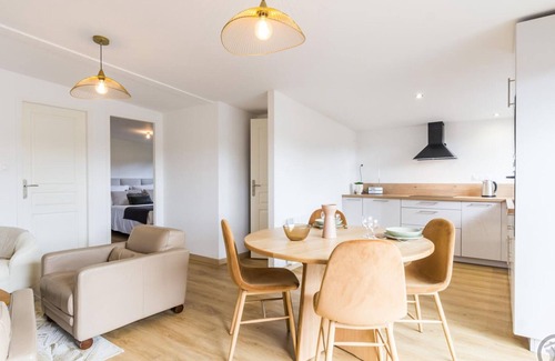 Tourlaville Cottage | Modern Cottage with Private Garden, Terrace & Bikes Near Château Ravalet, Close to Sea and Shops