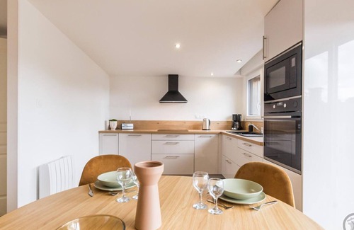 Tourlaville Cottage | Modern Cottage with Private Garden, Terrace & Bikes Near Château Ravalet, Close to Sea and Shops