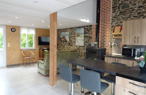 Denneville House | France Terraced House near White Sand