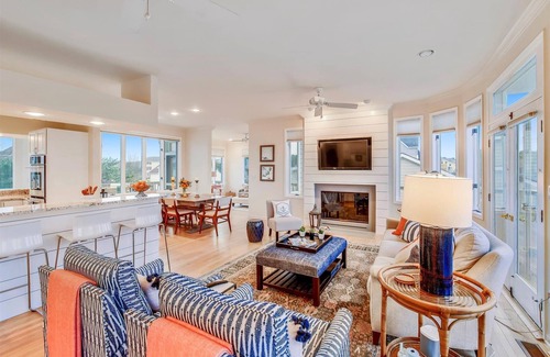 Ocean View House | Free Golf at Bear Trap Dunes and MORE! Exceptional, bright and spacious vacation home offers wonderful water views