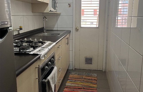 Downtown Santiago Apartment | Fully equipped furnished apartment steps from metro Line 1 Alameda downtown Stgo.
