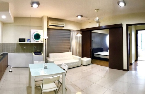 Subang Jaya Apartment | Fully furnished 1 bedroom apartment comes with hot bathtub