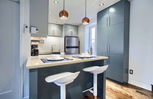 Gay Village Apartment | Fully furnished Home Downtown near Beaudry metro station with private terrace