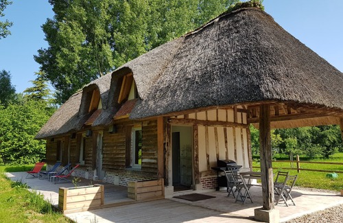 Barneville-la-Bertran Cottage | Fully renovated thatched cottage between Honfleur and the golf course