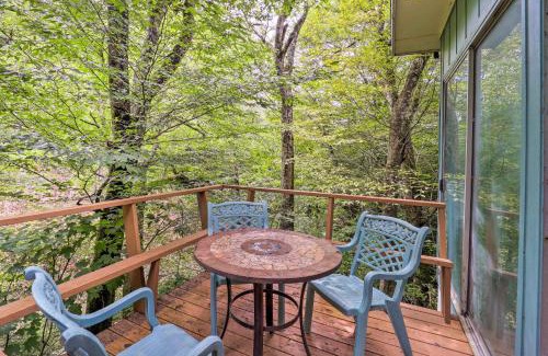 Frank Apartment | Furnished Deck and Home Gym Bakersville Retreat!
