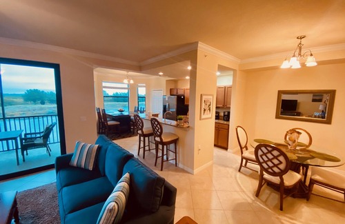 Bradenton Condo | Furnished golf course view condo with lots of amenities!
