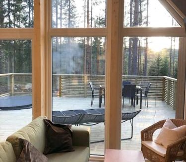 Torsby House | Furukrona - Private Glass Dome, Sauna and Hot Tub!