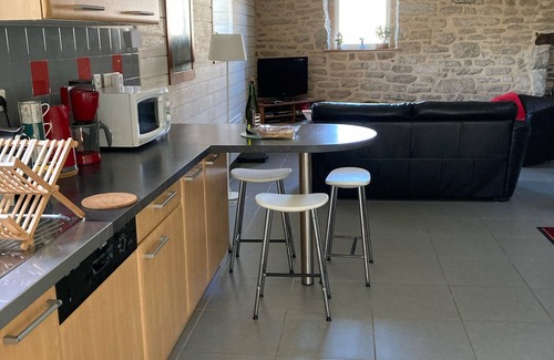 Guiler-sur-Goyen House | Gîte de Penn Ar Roz: 3 épis seaside GUILER-SUR-GOYEN, 4-5 pers, swimming pool.