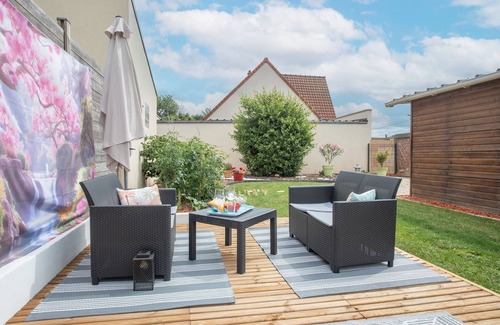 Beaumont-en-Beine House | Gîte Marotte - Climatisé avec Jardin