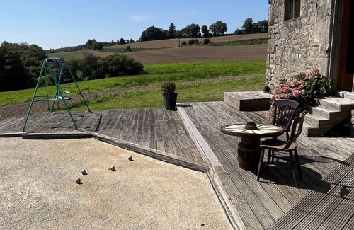 Ploerdut House | Gîtes Guebernez La Chaumière 6/Pers Heated indoor pool typical house