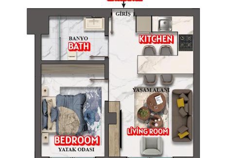 Golhisar Apartment | GÖLHiSAR MAVİ KONAK OTEL