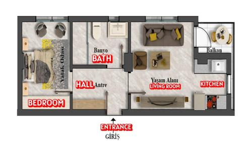 Golhisar Apartment | GÖLHiSAR MAVİ KONAK OTEL