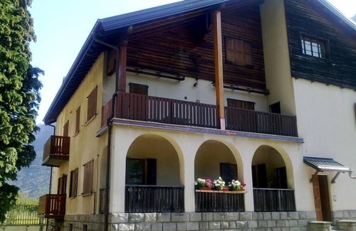 Gaby Apartment | Gaby: Gressoney Valley - Attic in a house with a garden
