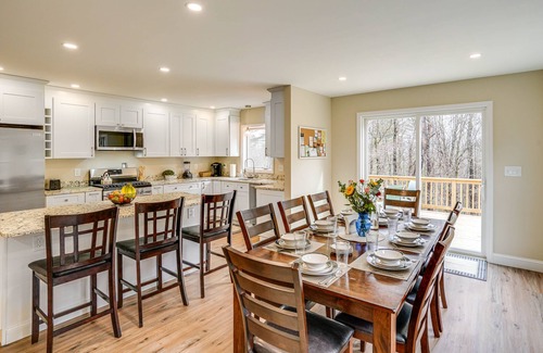 Greenville House | Game Room + Deck: Secluded Catskills Retreat