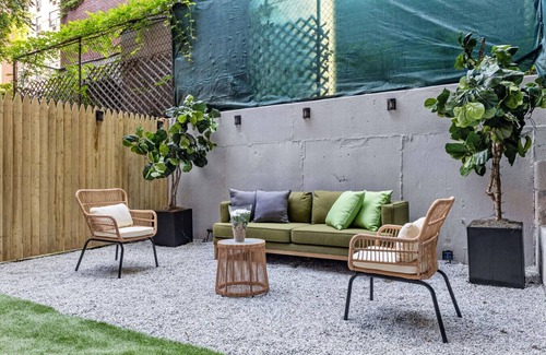 Harlem Apartment | Garden Apt in Harlem Brownstone