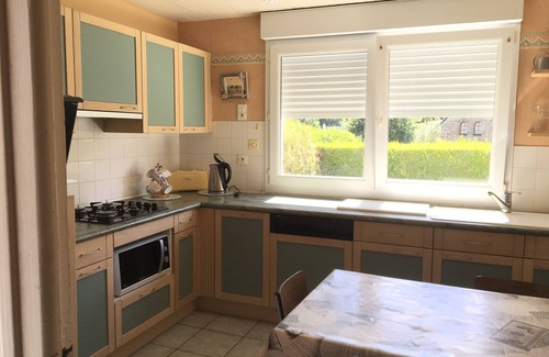 Fouesnant Apartment | Garden level with very large terrace. rental of 110m2