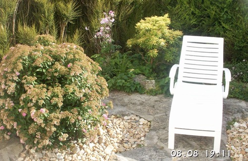 Fouesnant Apartment | Garden level with very large terrace. rental of 110m2