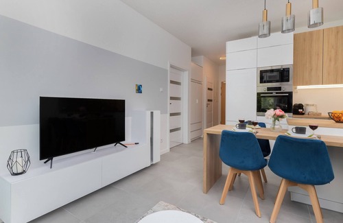 Brzezno Apartment | Gdanska 21 Gdansk | Modern apartment | Terrace with garden | Parking | Gym