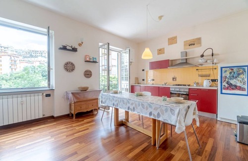 Lagaccio Apartment | Genoa Oregina Cozy Apartment - w/Balcony