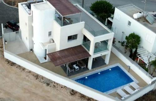 Cape Greko Villa | Geo Panoramic Villa Konnos - Pool, Game Room, Gym