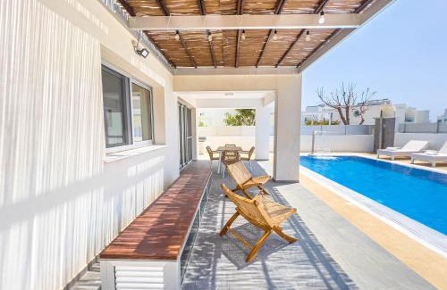 Cape Greko Villa | Geo Panoramic Villa Konnos - Pool, Game Room, Gym