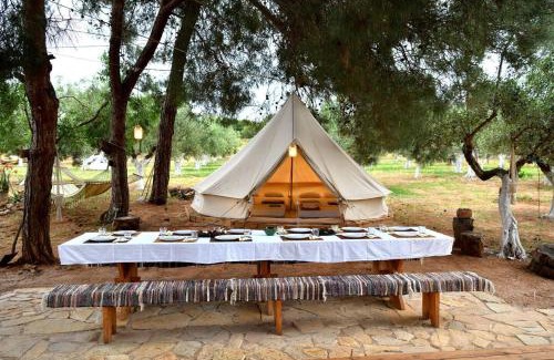 Marathopoli House | Glamping at a Lovely Tent in Skiaxtro- Marathopoli