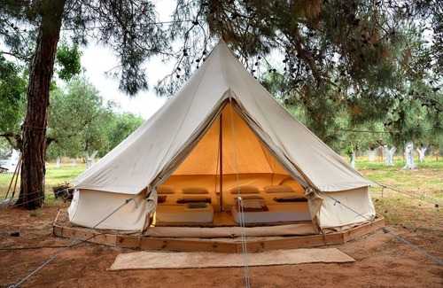 Marathopoli Cottage | Glamping at a Lovely Tent in Skiaxtro- Marathopoli