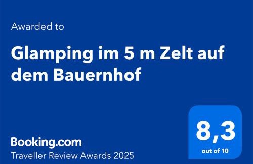 Bockhorn Other | Glamping im Wildgehege im 5 m Zelt