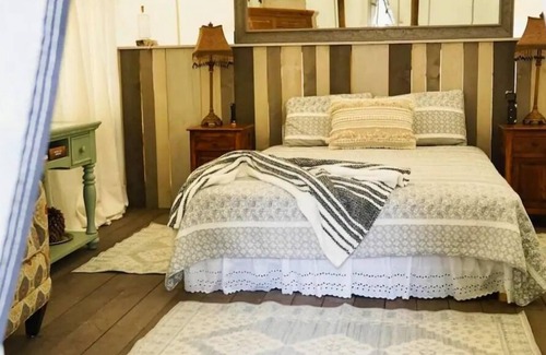 Ronan Cabin | Glamping Tent! Nestled at base of Mission Mountains! Quiet & secluded.