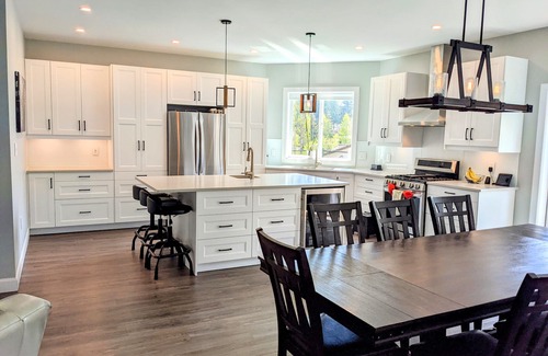 Langford House | Glen Lake Family Retreat with Hot Tub & Lake View