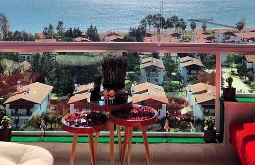 Kargıpınarı Apartment | GoldenPark King Suites with Balcony & Sea view