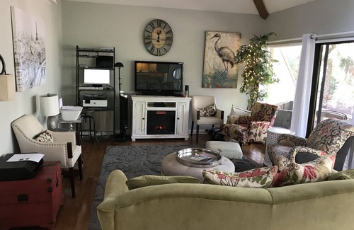 Moss Creek Cottage | Golf and Tennis Heaven! Private Room with Private Bath. Short term rental.