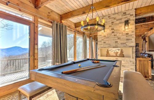 Maggie Valley House | Golf, Sauna, Creek Spectacular Smoky Mtn-View Gem