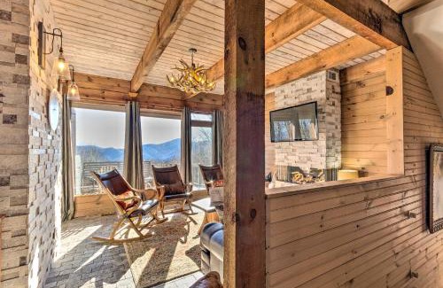Maggie Valley House | Golf, Sauna, Creek Spectacular Smoky Mtn-View Gem