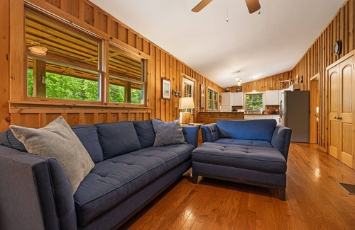 Mars Hill Cabin | Golfing and Skiing Access From This Amazing Cabin on A Stream
