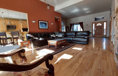 Ridgway House | Gorgeous, spacious, custom home, views, large fenced yard. Fast fiber internet!n
