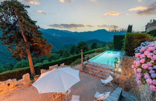 Rocca Villa | Gran Burrone, a Luxury Castle with Pool in Borgo a Mozzano close to Lucca and Garfagnana