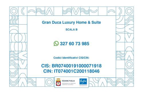 Brindisi Apartment | Gran Duca San Riccardo Luxury House VICINO AEROPORTO BRINDISI Check in H24