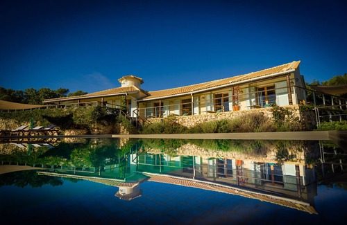 Elation Villa | Grand Designs featured villa, large private pool with panoramic sea views