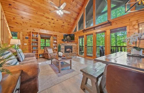 Black Bear Falls House | Gray Fox Den Theater & Arcade, Hot Tub, Views
