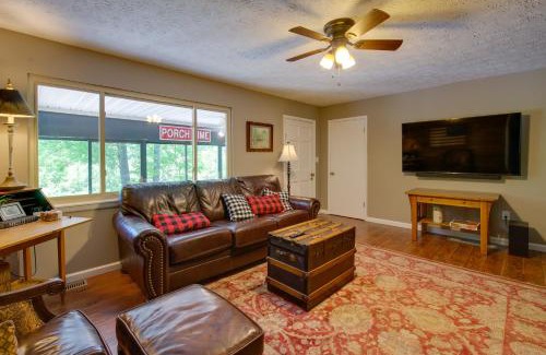 Gray House | Gray Vacation Rental with Deck and Pond Access!