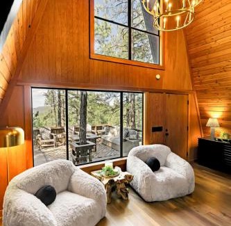 Prescott House | Green Roof A-Frame Endless Views Modern Cabin