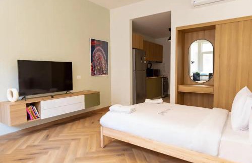 Downtown Cairo Apartment | grey l studio apartments Downtown Cairo Ouzonian House