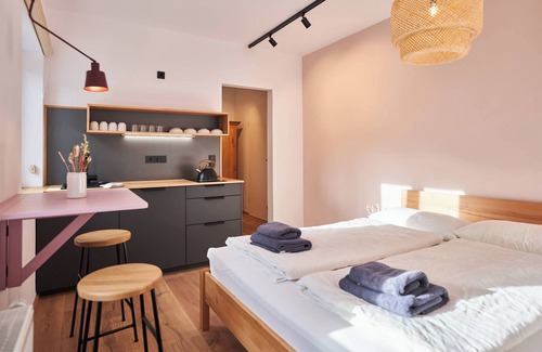 Bad Toelz House | Guest House 'Alte Seifensiederei - Malala' with Shared Terrace, Shared Garden and Wi-Fi