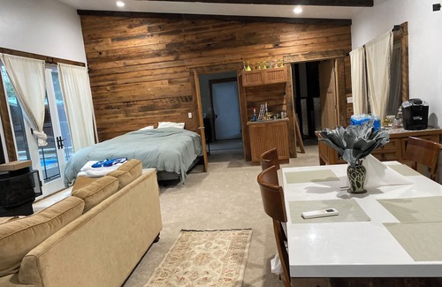 Canby House | Guest Pool House on Riverfront Estate Inside Molalla State Park