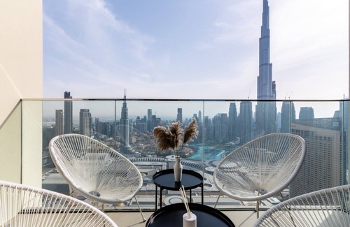 Za'abeel 2 Apartment | GuestReady - Luxury Tower with Burj Khalifa View