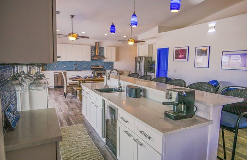 Navarre Beach House | Gulf and Sound Views! HUGE backyard, 33' POOL,Hot Tub, Outdoor Bar and TVs