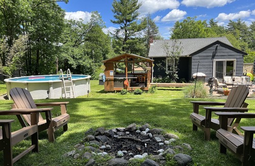 Kerhonkson House | Gunks Cottage Fire Pit Pool Near Minnewaska Park