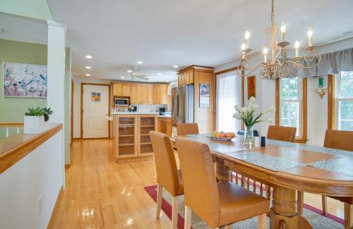 West Falmouth House | half Mi to Beach Stunning Home with Deck in Falmouth
